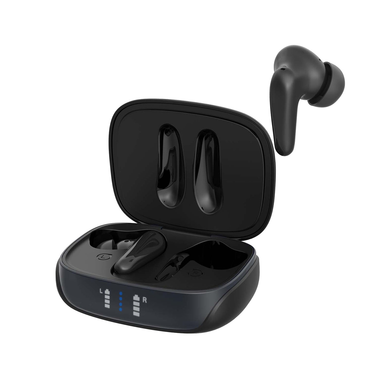 Friendie AIR Focus ANC Wireless Earbuds – Matte Black