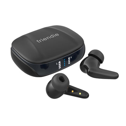 Friendie AIR Focus ANC Wireless Earbuds – Matte Black