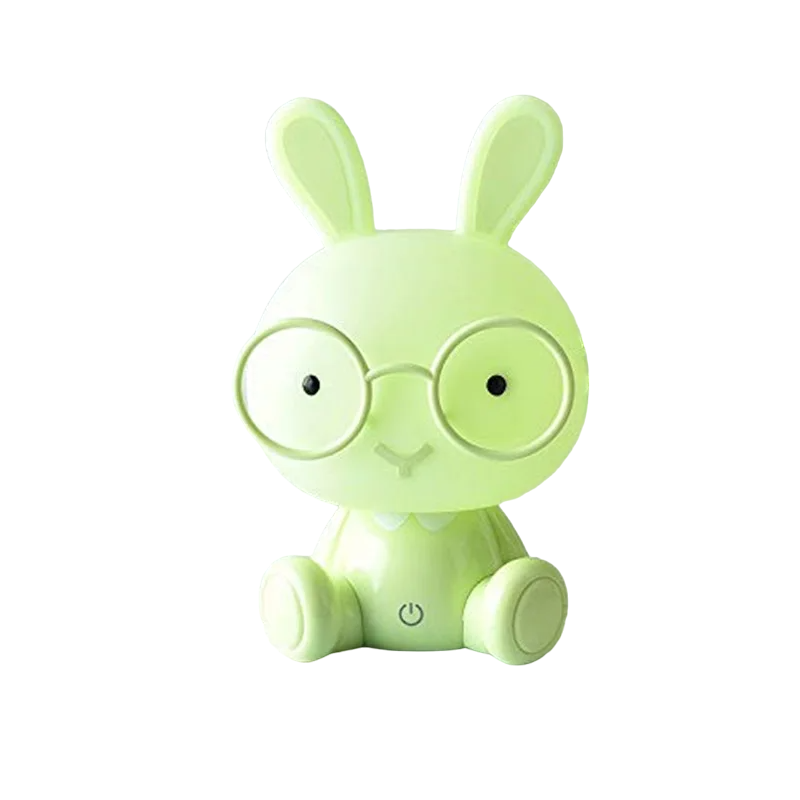 Touch Rabbit LED Night Light – Cartoon Bunny Table Lamp