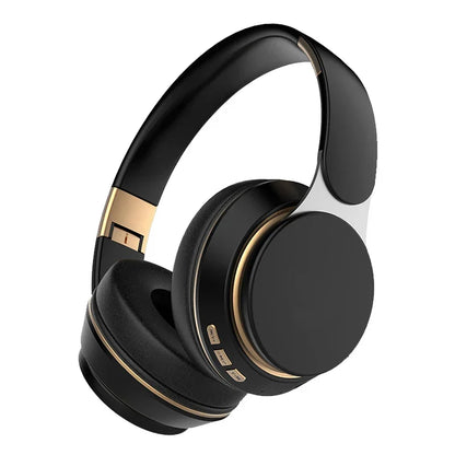 Wireless Bluetooth Headphones with HiFi Bass – Black