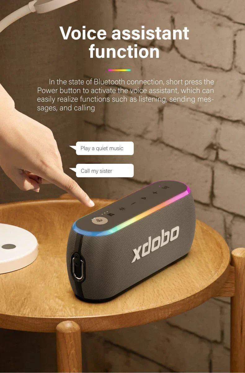 60W Bluetooth Wireless Subwoofer Speaker – Black
