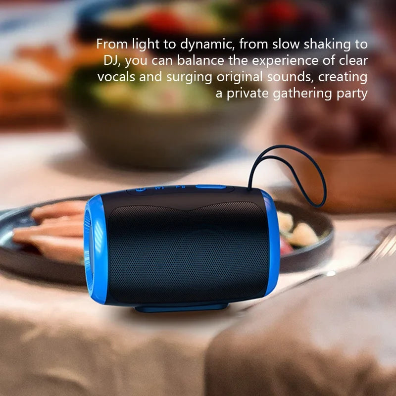 Portable Wireless Bluetooth 5.3 Speaker – Blue