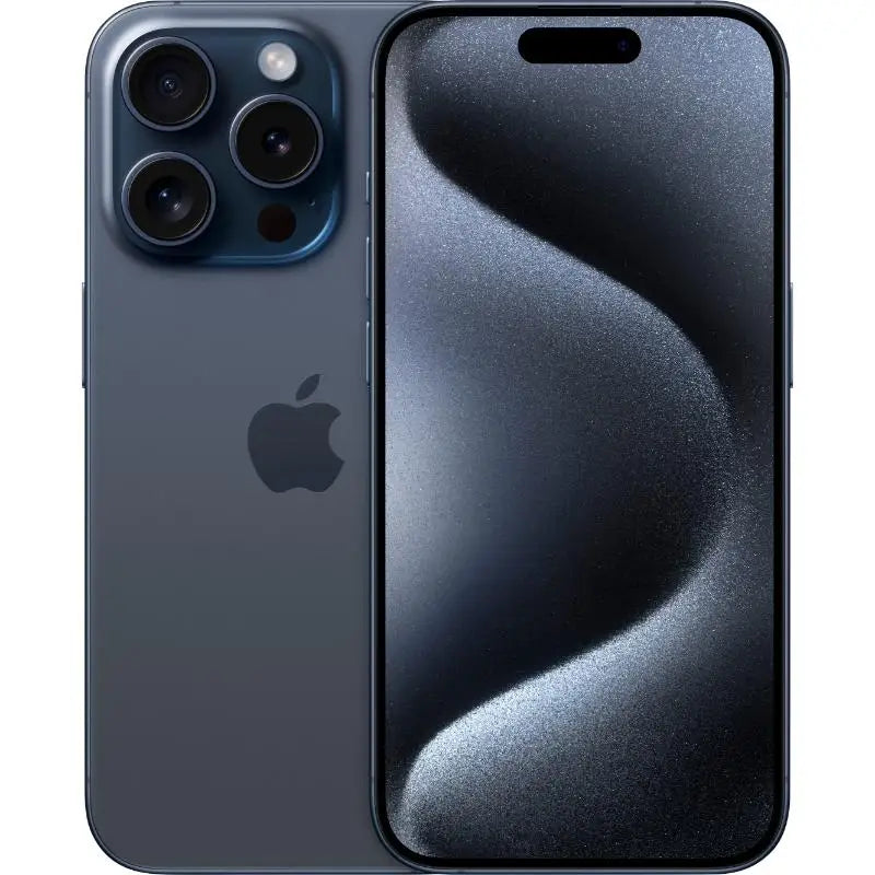 Apple iPhone 15 Pro A2848 (Fully Unlocked) 128GB Blue Titanium - Refurbished Good Condition