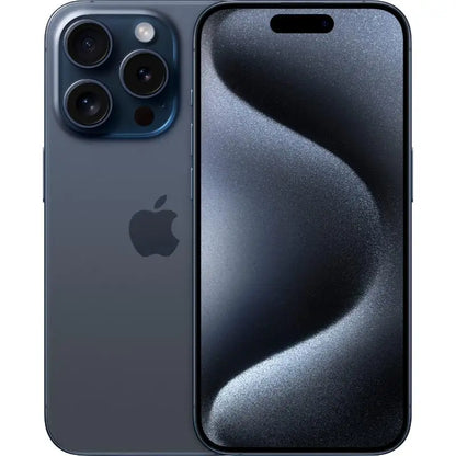 Apple iPhone 15 Pro A2848 (Fully Unlocked) 128GB Blue Titanium - Refurbished Good Condition