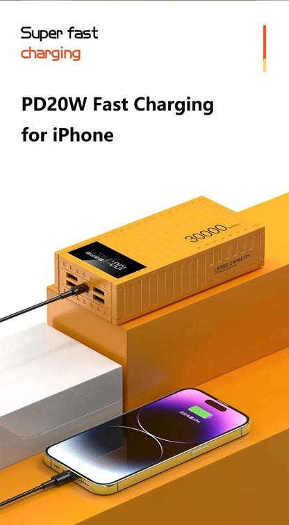 80000mAh 66W Portable Power Bank with Fast Charging