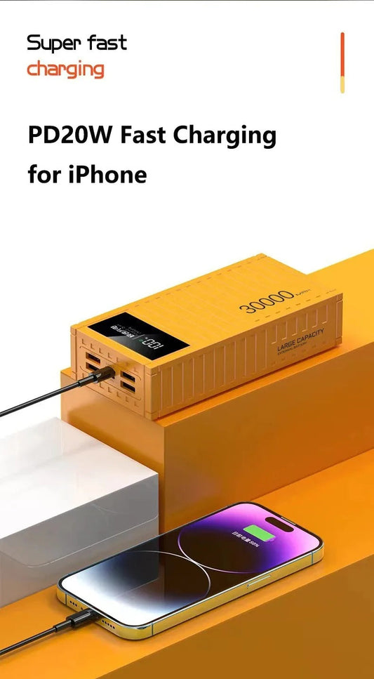 80000mAh 66W Portable Power Bank with Fast Charging