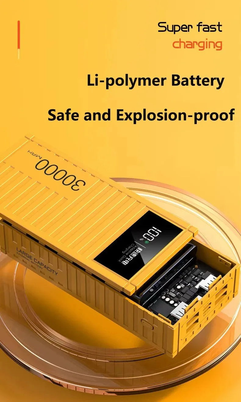 80000mAh 66W Portable Power Bank with Fast Charging